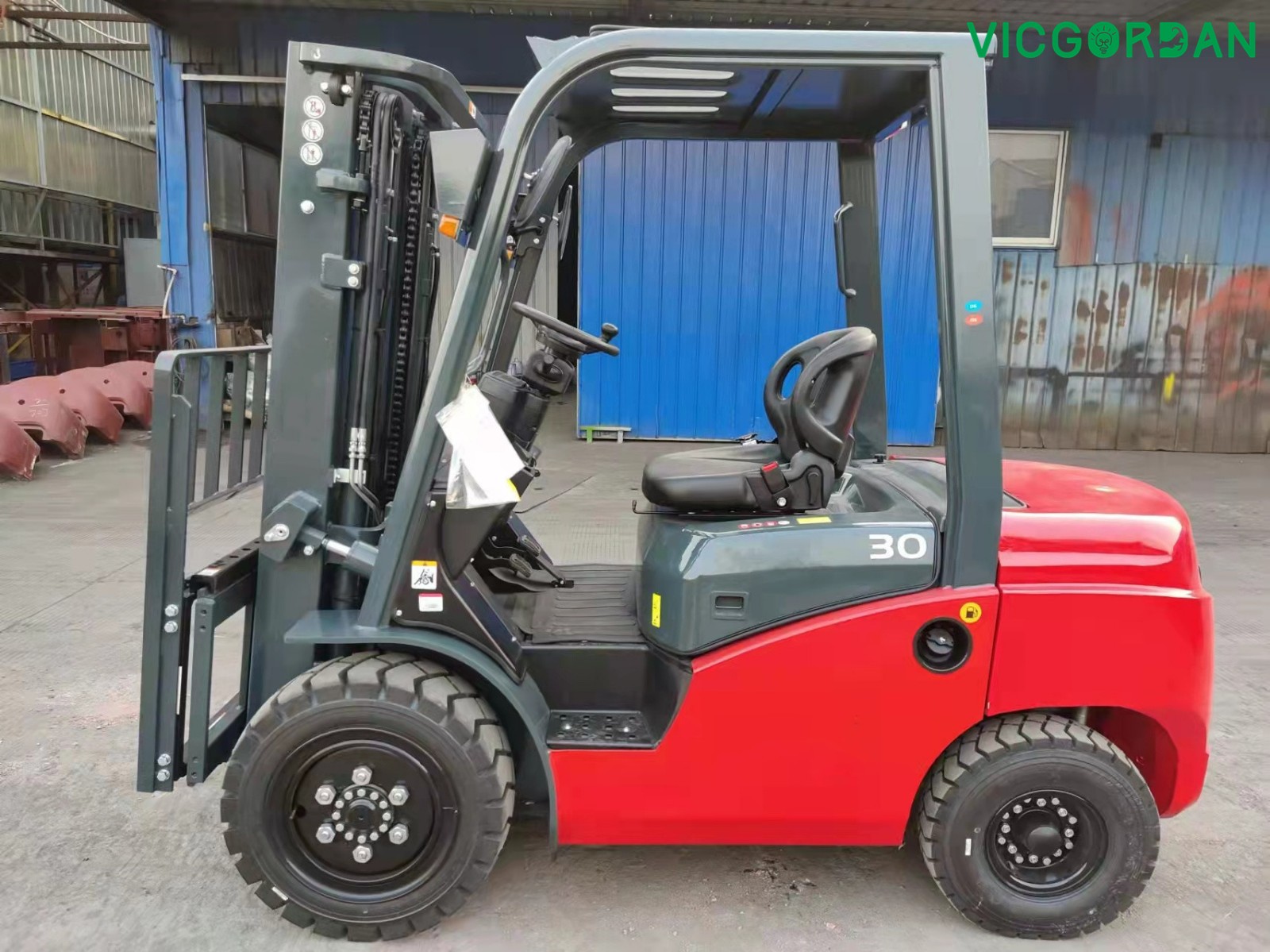 Vicgordan 3 ton forklift is ready to ship to Egypt