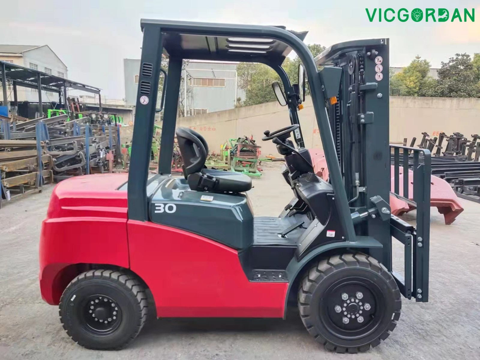 Vicgordan 3 ton forklift is ready to ship to Egypt