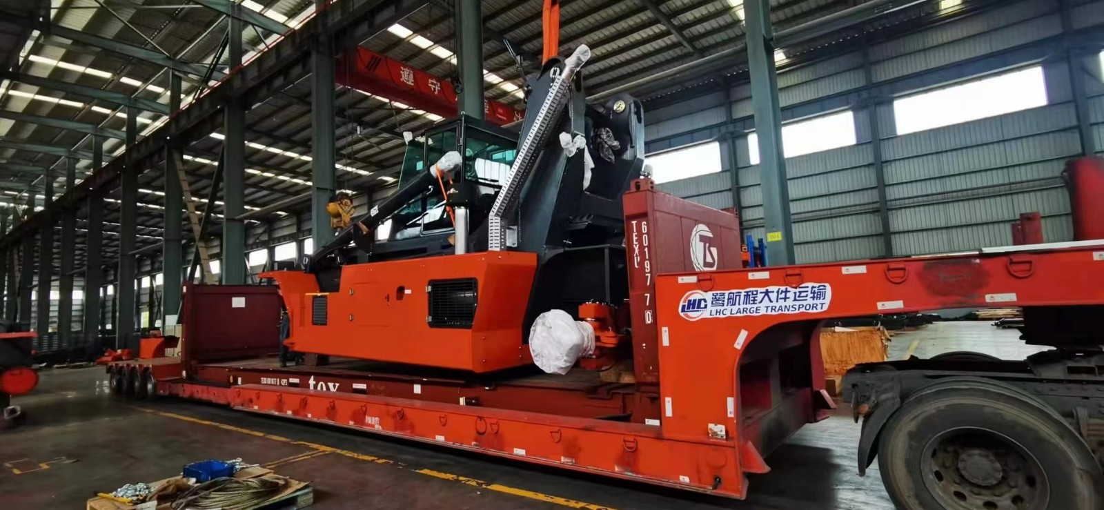 vicgordan 45ton reachstacker 45 ton reachstacker are going to customer from Africa for their container yard