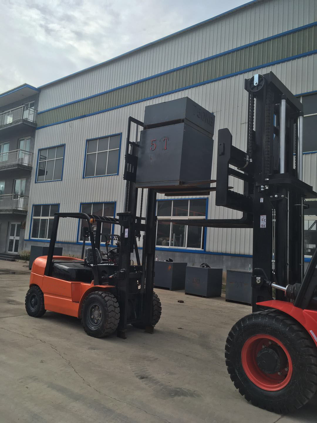 5 ton Diesel Forklift, 500mm load center