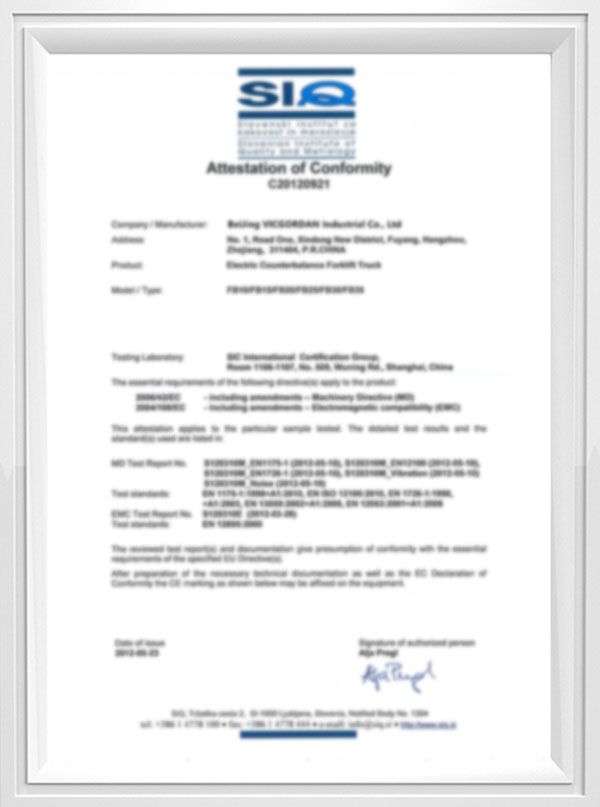FB10-FB35 CE Certificate