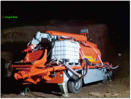 Robotic Shotcrete Machine