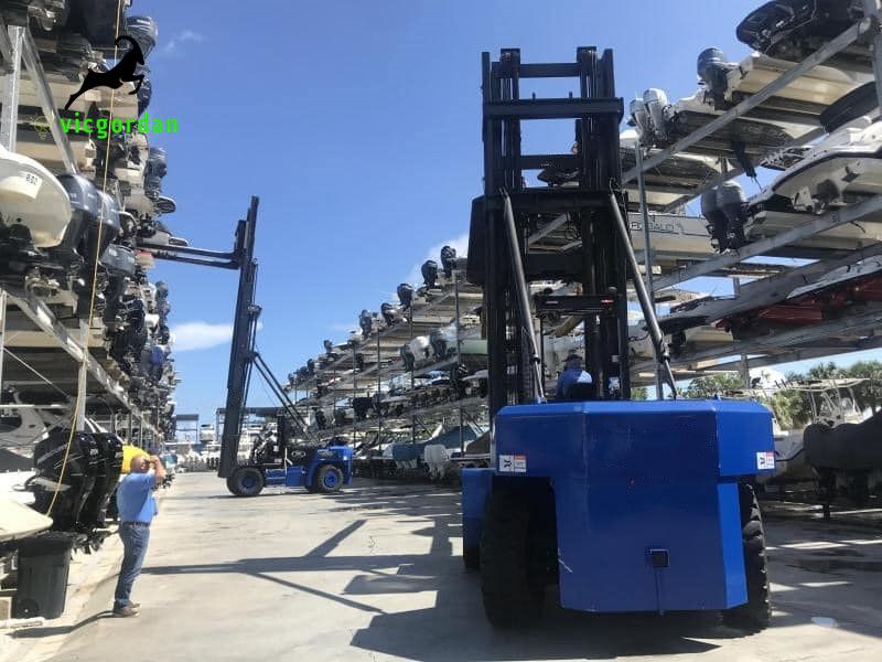 Vicgordan 20 ton forklift for yacht
