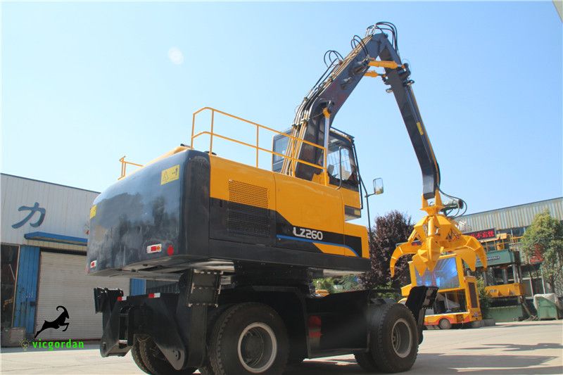 26 ton material handler (VSLZ260-8) is ready for our customer’s wood yard from Kazakhstan