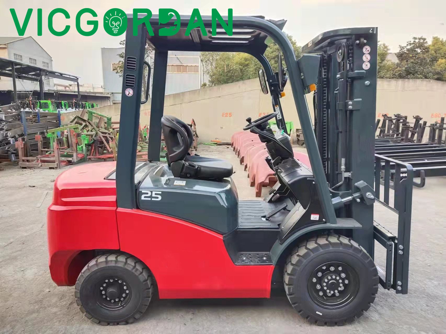 vicgordan diesel 2.5 ton forklift to South America