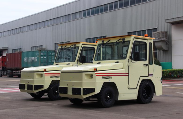 2 units 25kN Diesel baggage tractor is going to Ivory Coast after testing.