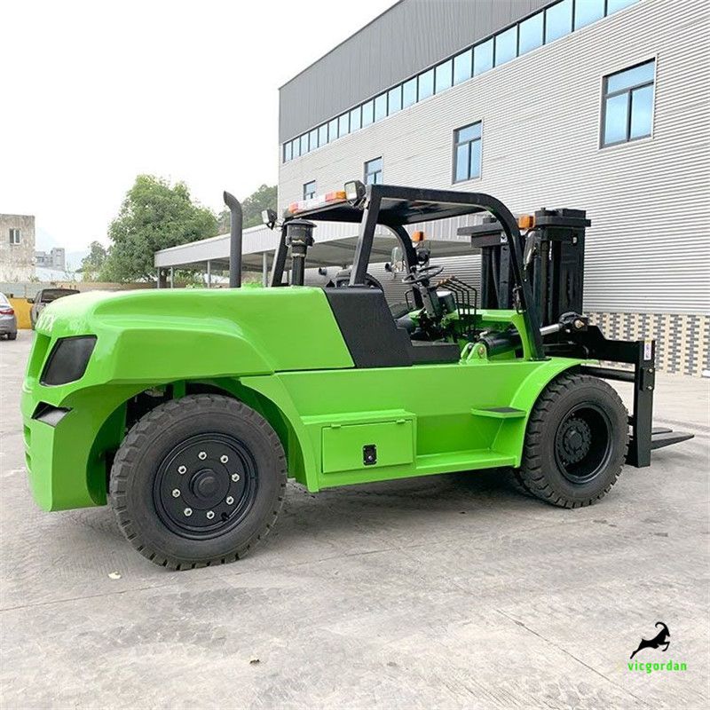 12 ton diesel forklift for working inside of container