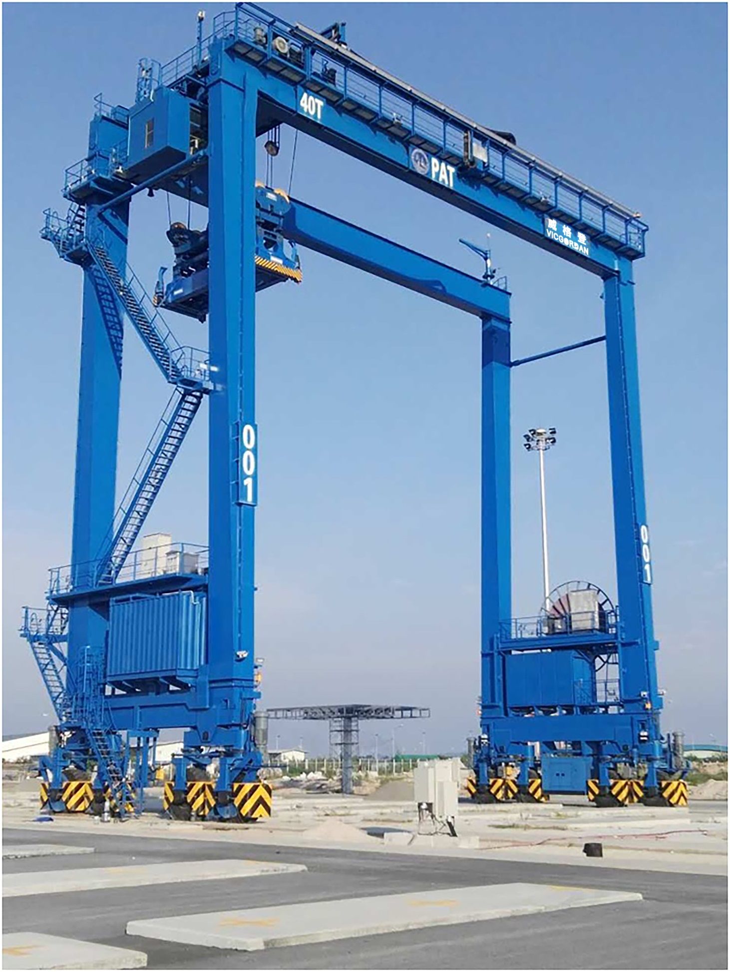 RTG Rubber-tired container gantry crane